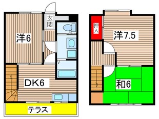 上田アパ－トの物件間取画像